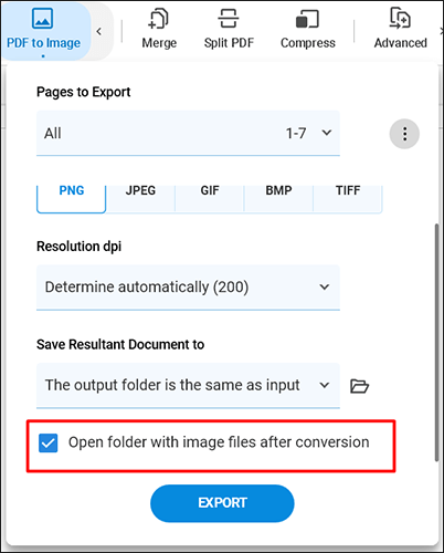 converting pdf to png using soda pdf offline