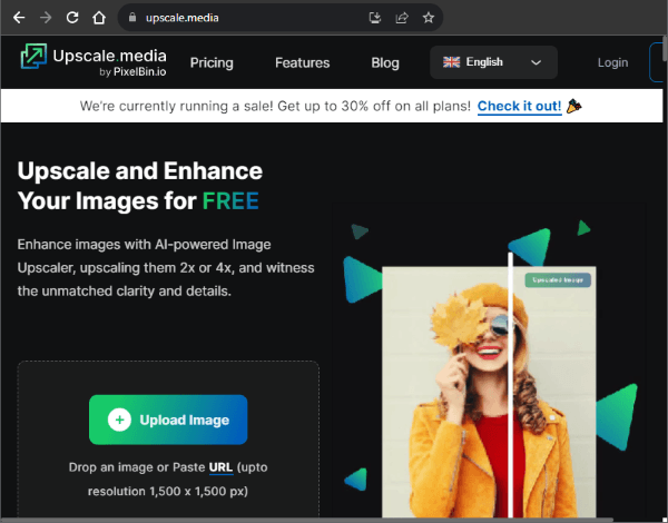 upscale.media - the best ai image enhancer