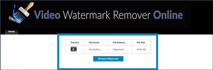how to remove watermark from video for free using video watermark remover online