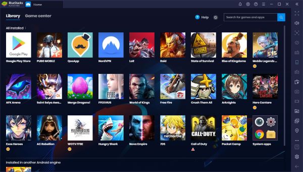 one of the best android emulators for pc, bluestacks