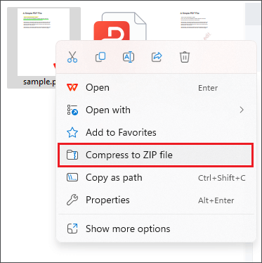how to make a pdf smaller file size by compressing to zip file