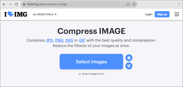 how to compress a photo to 50 kb