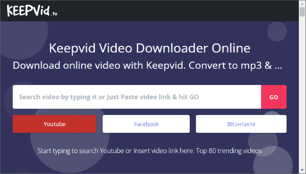 best free online video downloader, keepvid.to