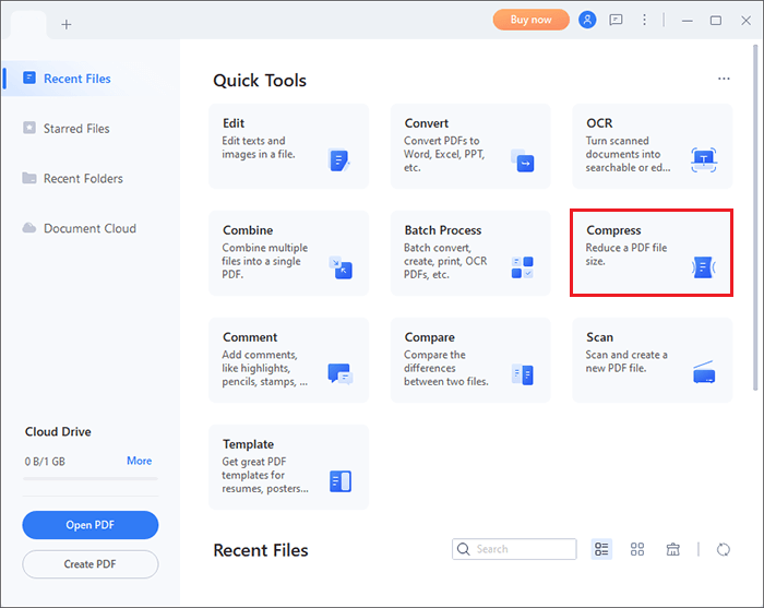 how to reduce pdf file size free via pdfelement