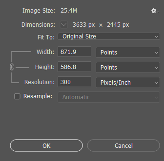 change file size of jpeg via adobe photoshop