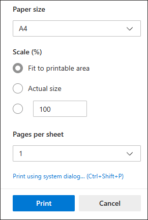 how to enlarge image in pdf for printing using windows 10 print to pdf
