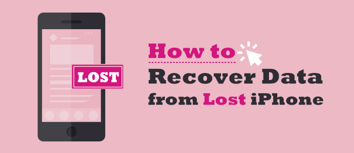 how to recover data from lost iphone