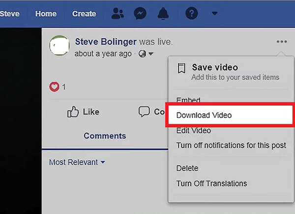 how to download my facebook live video