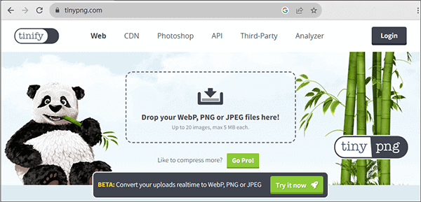 compress photos in ppt via online image compressor