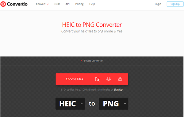 convert heic to png on windows