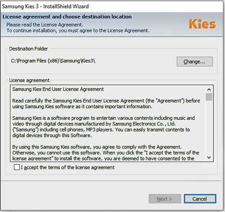 install samsung kies on windows 10/11