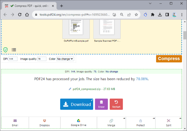 customize your compression preferences