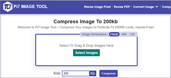 compress image to 200kb