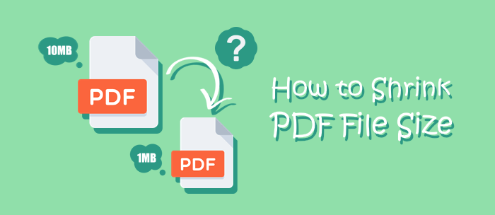 how to shrink PDF file size