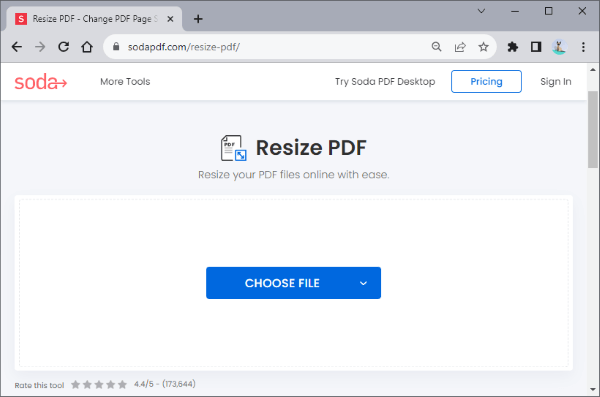 how to resize a pdf for printing online