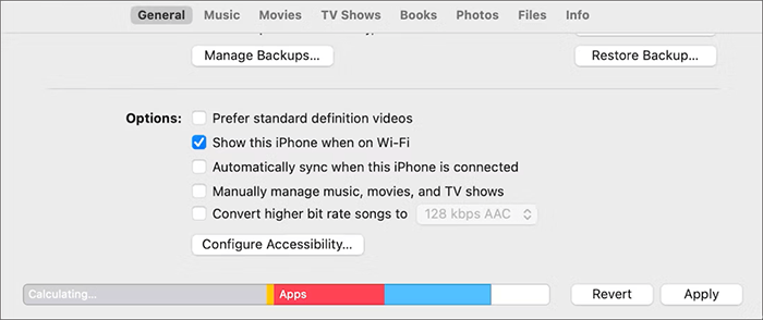 how to backup iphone to a macbook wirelessly