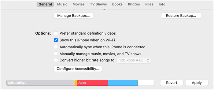 как сделать резервную копию iPhone на MacBook без проводов