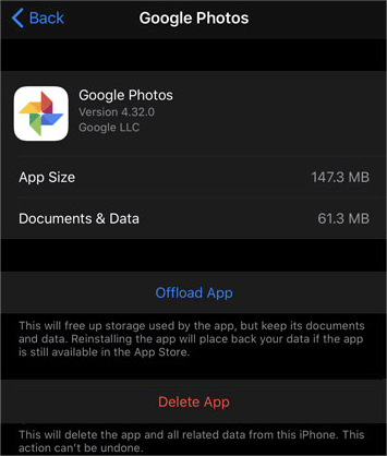 fix google photos photo is not fully backed up yet