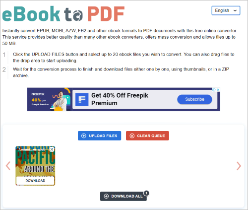 how to open epub file as pdf