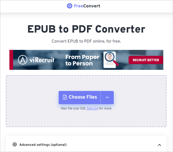 .epub to pdf converter