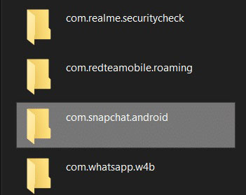 recover snapchat memories from android cache