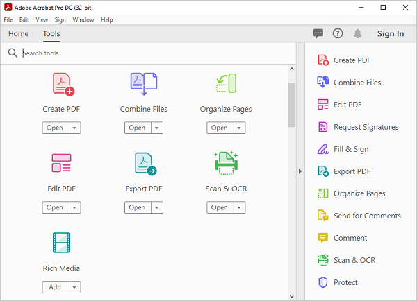 create pdf on adobe