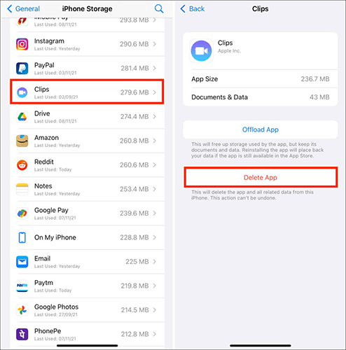 how to delete apps that are hidden from home screen via settings