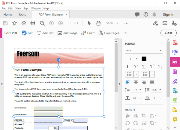 edit pdf with adobe acrobat