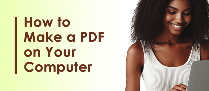 how to make a pdf