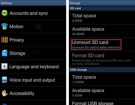 files disappeared from micro sd card android