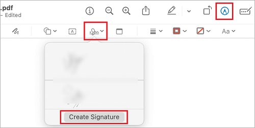 use the signature generator for pdf in mac