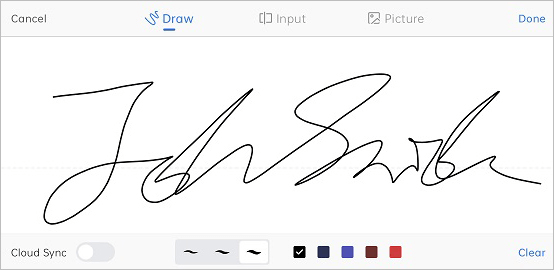 create a new signature