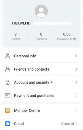 how do i restore my Huawei backup files