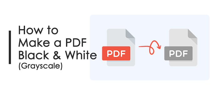 how to make a pdf black and white