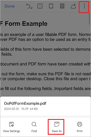 save your pdf