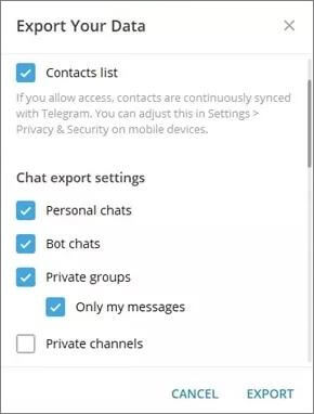 recover deleted telegram messages