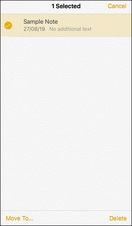 how to move notes from on my iphone to icloud