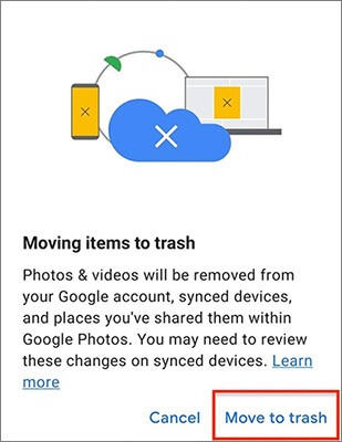 how to delete pictures permanently from android