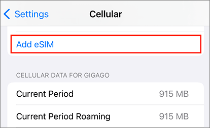 how to transfer esim from android to iphone