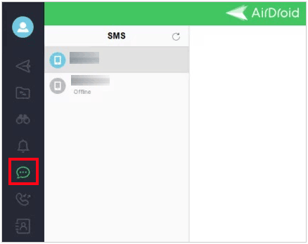 get android sms on mac via airdroid