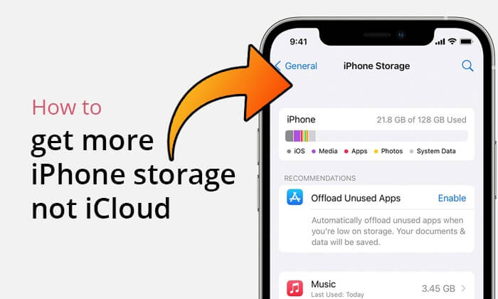 how to get more iphone storage not icloud