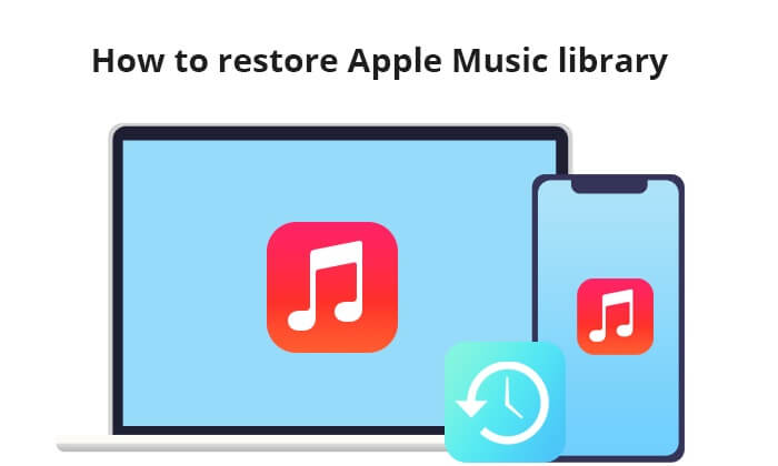 how to restore apple music library