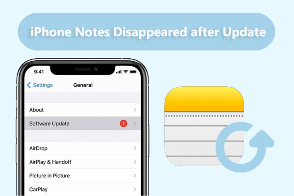 Заметки на iPhone исчезли после обновления