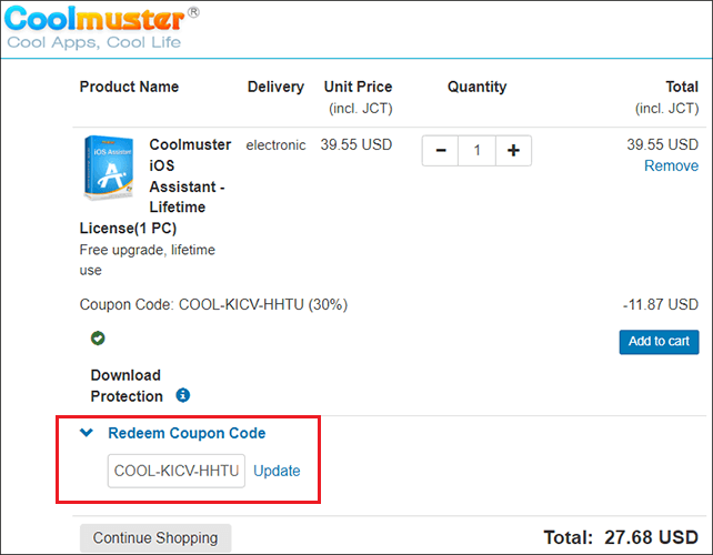 how to use discount