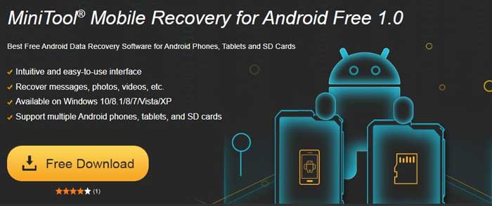 minitool 移动恢复 是免费的 Android 版
