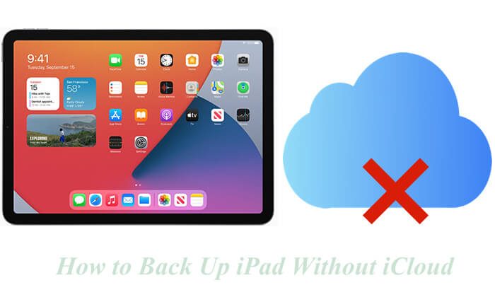 icloud olmadan ipad'i yedekleme