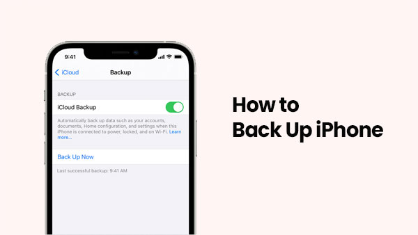 come eseguire il backup dell'iPhone