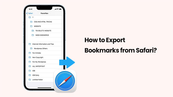 ekspor bookmark dari safari