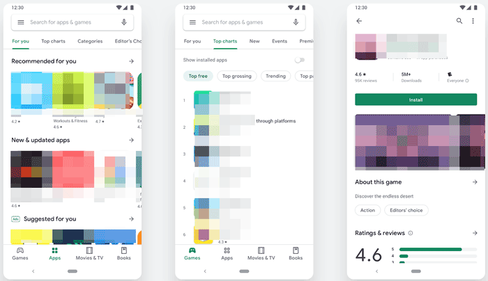 langsung unduh ulang aplikasi dari google play store di android
