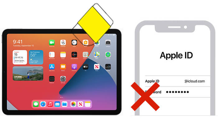 как сбросить настройки ipad без пароля apple id